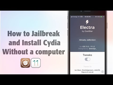 How to Jailbreak and Install Cydia on iOS 11 - 11.1.2 without a COMPUTER