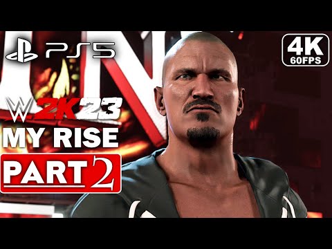 WWE 2K23 MyRise Gameplay Walkthrough Part 2 FULL GAME [4K 60FPS PS5] - No Commentary