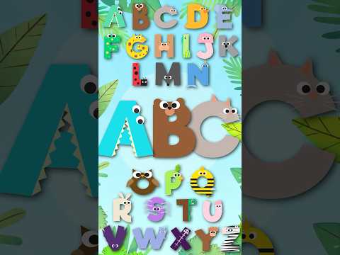 Learn to Read Letters A to Z 🌈  #preschoolletters #abcssong #nurseryrhymes #alphabet #english
