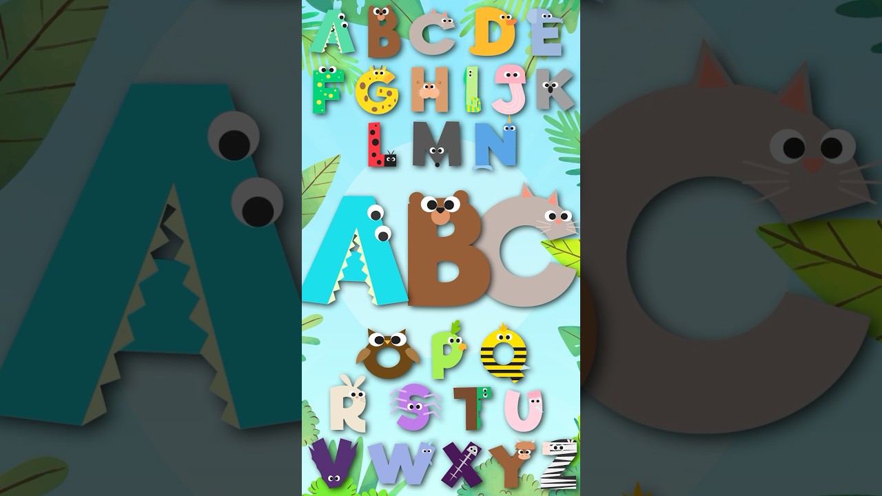 Learn to Read Letters A to Z 🌈  #preschoolletters #abcssong #nurseryrhymes #alphabet #english