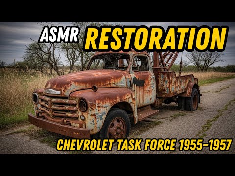 WE FOUND TOW MATER - Chevrolet Task Force 1955–1957 | ASMR RESTORATION