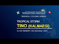 Press Briefing Tropical Storm TINO KALMAEGI At 11 00 AM November 02 2025 Sunday