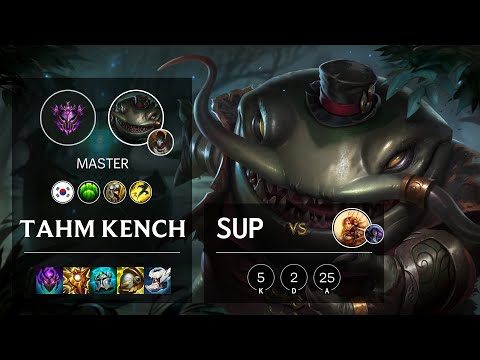 Tahm Kench Support vs Leona - KR Master Patch 10.23