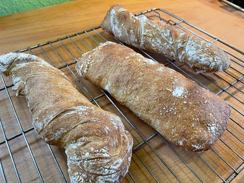 Wurzelbrot - Ciabatta mit 0,5 gr. Hefe!!!