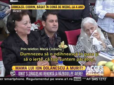 Mourning in the Dolănescu family! "Mother" Didina died at 102 years old!