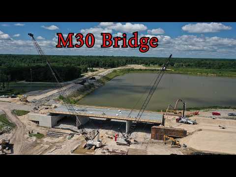 M30 Bridge Update! Edenville - Tobacco River Dam wrapping up! Drone - Dam Collapse