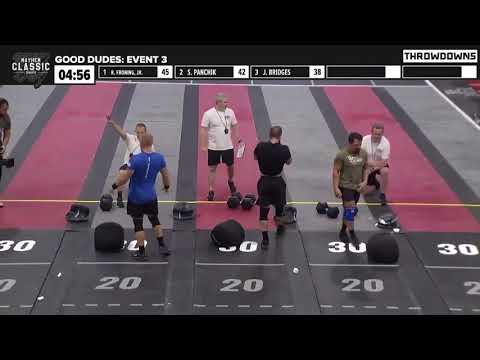 Rich Froning vs S. Panchik vs J. Bridges - Mayhe,Classic wod 3