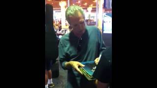 Russ Giguere THE ASSOCIATION Signing Autographs For Team De