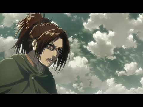 Hanje and survey corps vs colossal (S02) DUB