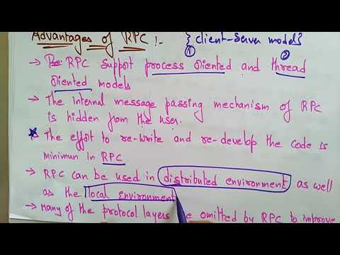remote procedure call | advantages disadvantages | distributed system | Lec 22 | Bhanu Priya