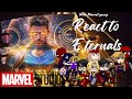 avengers react to Eternals | Spider-man | Gacha club | Marvel MCU | Loki