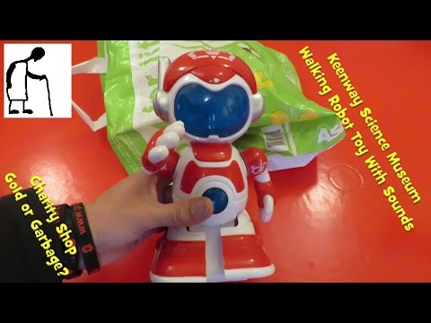 Charity Shop Gold or Garbage? Keenway Science Museum Walking Robot Toy With Sounds