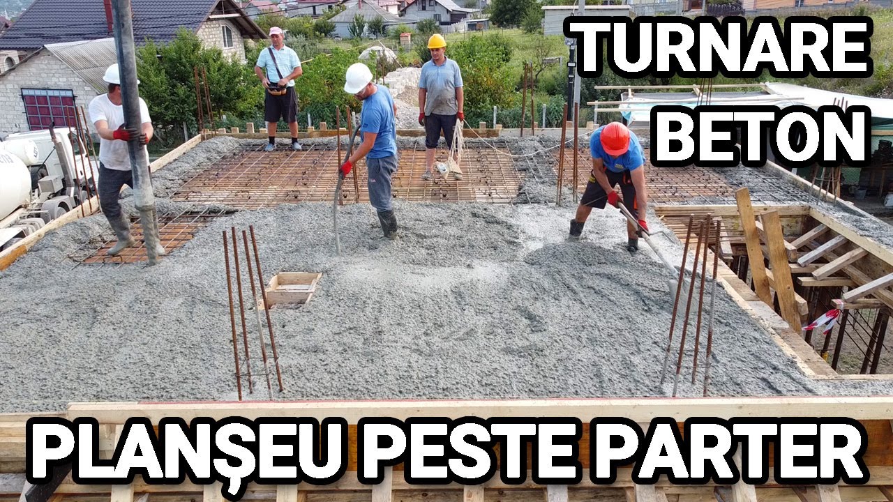 Watch De Cablul Unei Macarale Este Suspendat? O Plac? De Beton Now #73 Turnare beton grinzi si placa peste Parter #BeguHouse #PassiveHouse
