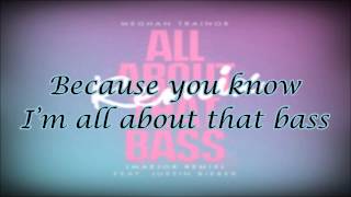 Meghan Trainor (Maejor Ali REMIX ft. Justin Bieber) - All About That Bass (Lyrics)