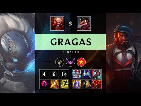 Gragas Jungle vs Graves - VN Master Patch 25.17