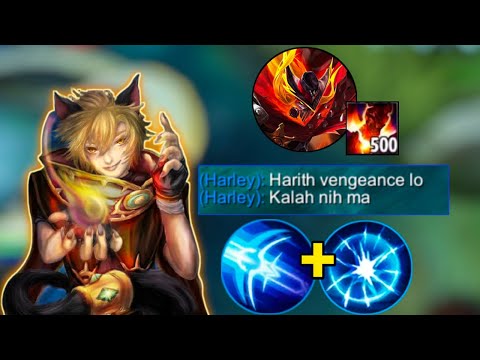 HARITH + VENGEANCE COUNTER ALDOUS 500 STACK !! HARITH BEST BUILD 2021 SIDELANE - MOBILE LEGENDS