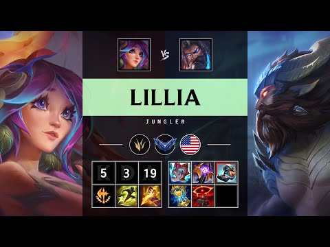 Lillia Jungle vs Udyr - NA Diamond Patch 25.11