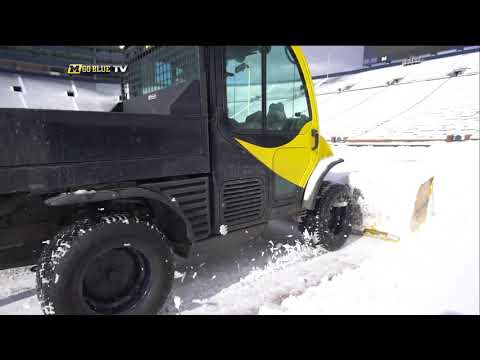 Digging out Michigan Stadium after massive November snowstorm