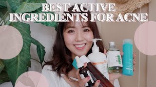 BEST ACTIVE INGREDIENTS for Treating Acne (Explained + Product Recommendations + Tips!) | thatxxRin