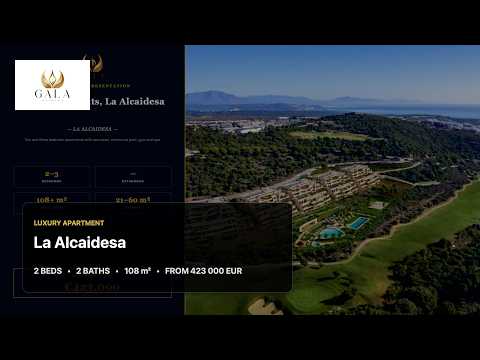 Modern Sea View Apartments with Large Terraces in La Alcaidesa - Video
