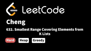 YouTube video 'LeetCode 632. Smallest Range Covering Elements from K Lists'