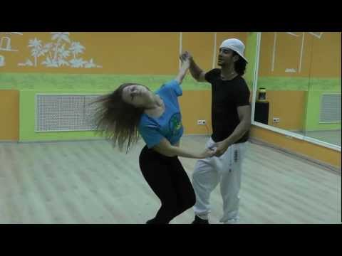 Zouk Class 20.08.12 at Brazuka Dance School - Wakko & Masha