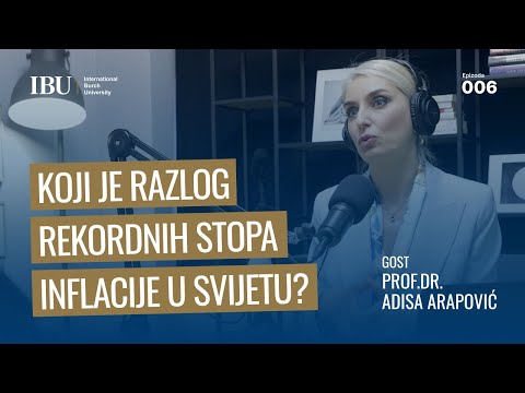 Koji je razlog rekordnih stopa inflacije u svijetu? | prof.dr. Adisa Arapović | #Podcast S1E6