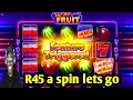 Hot Hot Fruit R45 Per Spin Hollywoodbets Spina Zonke