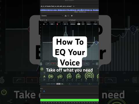 How to EQ Your Voice #Shorts #Mixing