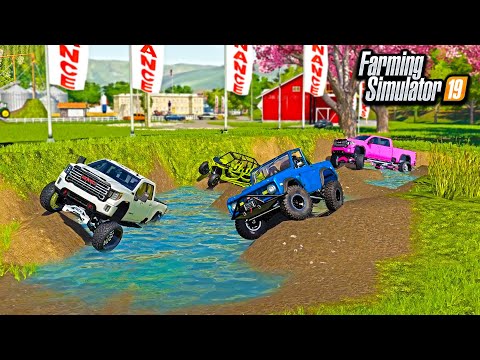 BUILDING RCC'S CUSTOM TERRAIN PARK FROM SCRATCH! (MUD PIT) | FARMING SIMULATOR 2019