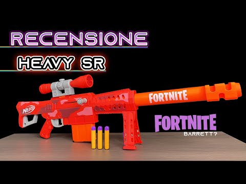 IL BARRETT NERF!! Heavy SR Nerf Fortnite || Recensione