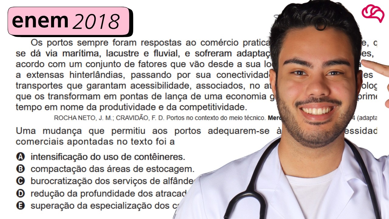 Resolução em Vídeo — Questão 65 ENEM 2018