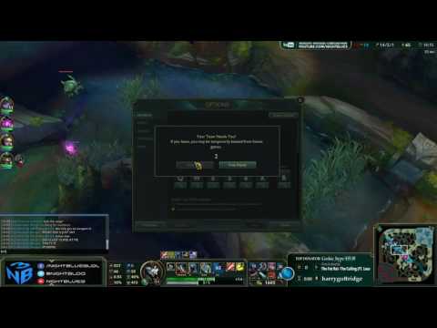 Nightblue Rage quiting  Funny moment!