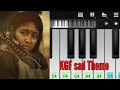KGF Sad Theme | Mother's BGM | Easy Piano Tutorial | Perfect Piano