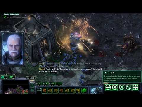 Starcraft II: Wings of Liberty - Campaign - The Moebius Factor (Brutal Difficulty) HD