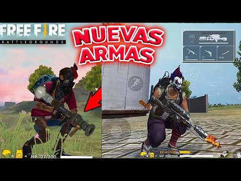 SE FILTRAN🔥NUEVAS ARMAS🔥EN FREE FIRE | UN LANZA LLAMAS Y BASUKA