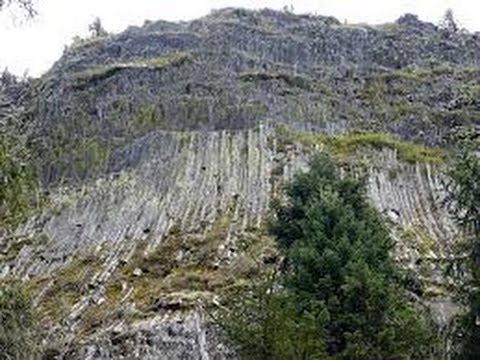 Romania -  Detunatele basalt columns/Румыния, базальтовые колонны