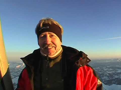 Ballonfahrt über die Alpen 2003 12 25