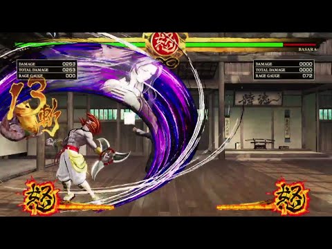 Samurai Shodown: Basara - Throw into WFT combo