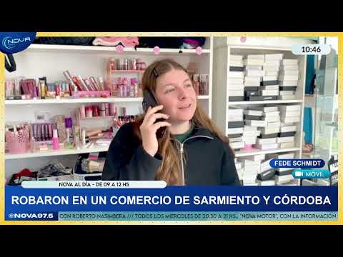 Robaron en un comercio de Sarmiento y Córdoba de nuestra ciudad