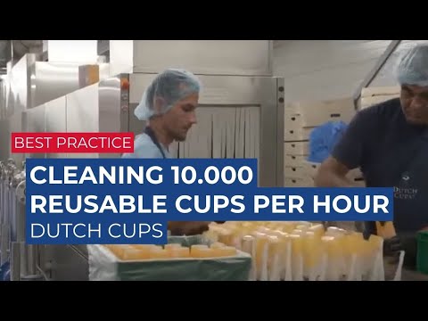 Reusable cups washing to the max with HOBART