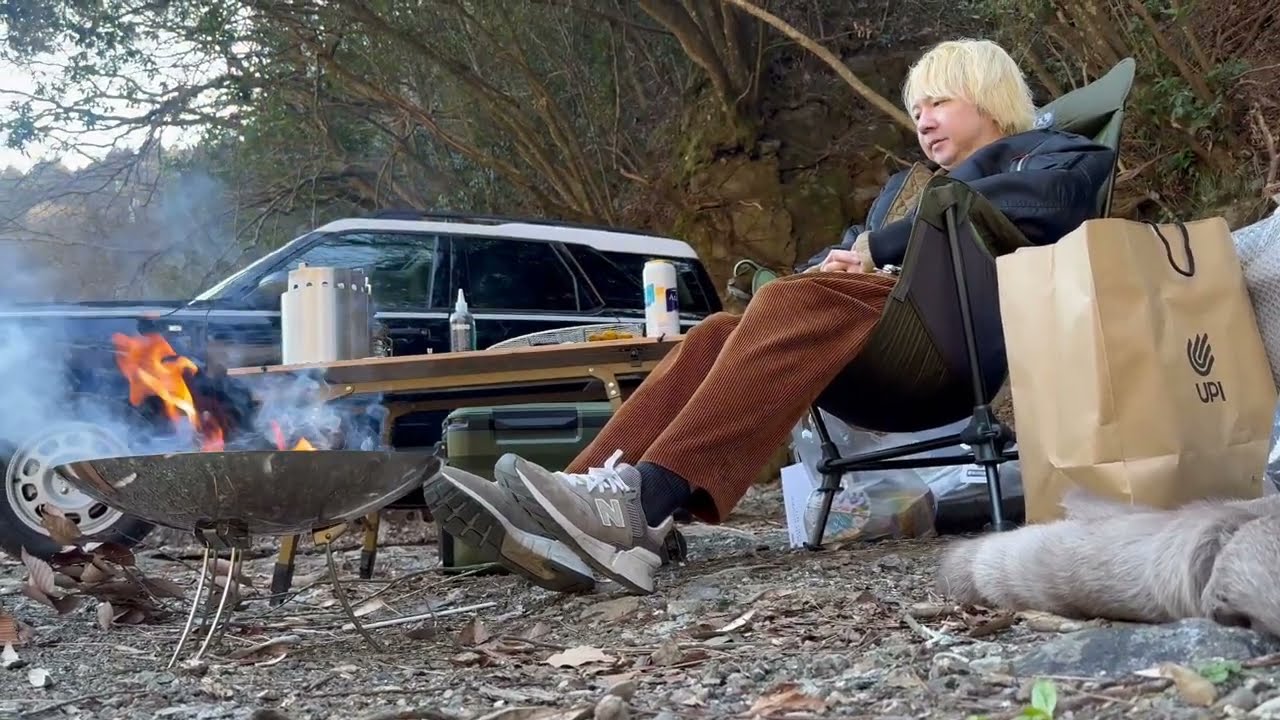 ウエストランドと1000万の車でキャンプ