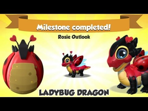 LADYBUG Dragon Unlocking! Rosie Outlook Tier 9! - Dragon Mania Legends #427