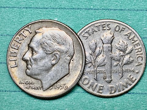 Startlingly Expensive US 1956 Dimes - DC Minutes United States Roosevelt Coins