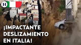 Download lagu ¡Casas al borde del abismo en Sicilia! Así fue el deslizamiento que casi devora un pueblo de Italia mp3