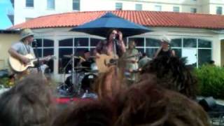 Rick Springfield singing wasted on beach in Bahamas