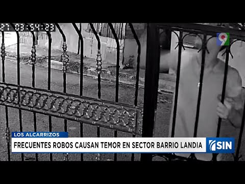 Avalancha de robos trae pánico en  Barrio Landia de Los Alcarrizos | Emisión Estelar SIN