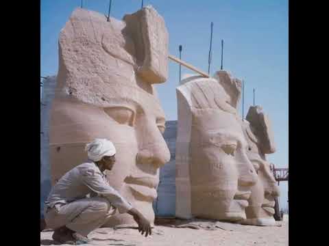 Abu Simbel Temple relocation.