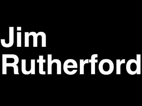 How to Pronounce Jim Rutherford Carolina Hurricanes NHL Hockey GM General Manager Interview Fired