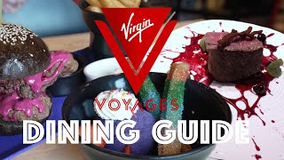 Virgin Voyages - FINE dining and FUN dining! Use THIS to plan your food on Scarlet Lady